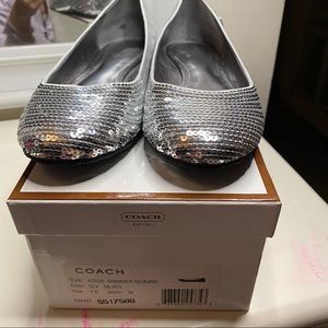 Coach Sequined Ballet Flat